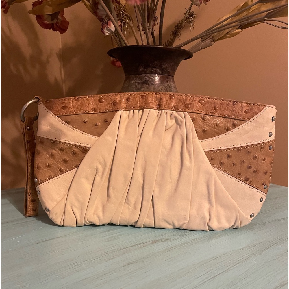 Tre Vero Vintage Leather Clutch (EUC)